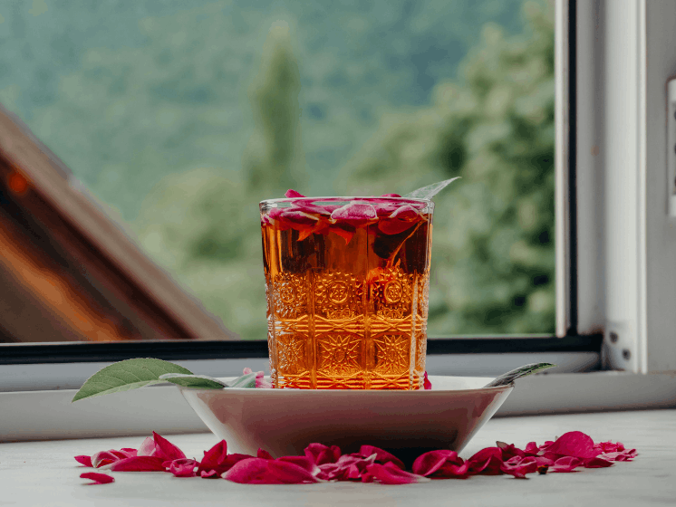 Marugandha herbal rose tea — pure and natural